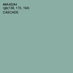 #8AADA4 - Cascade Color Image