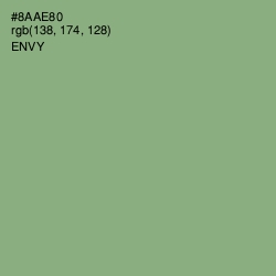 #8AAE80 - Envy Color Image