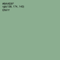 #8AAE8F - Envy Color Image