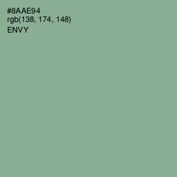 #8AAE94 - Envy Color Image