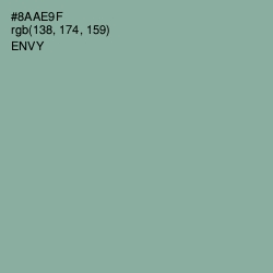 #8AAE9F - Envy Color Image