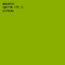 #8AAF01 - Citron Color Image