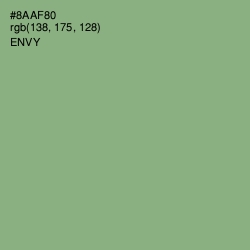 #8AAF80 - Envy Color Image