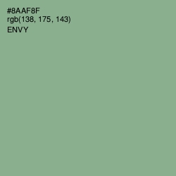 #8AAF8F - Envy Color Image