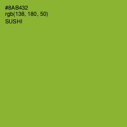 #8AB432 - Sushi Color Image