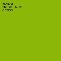 #8AB708 - Citron Color Image