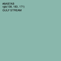 #8AB7AB - Gulf Stream Color Image