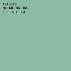#8ABBA6 - Gulf Stream Color Image
