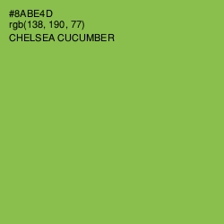 #8ABE4D - Chelsea Cucumber Color Image