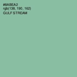 #8ABEA2 - Gulf Stream Color Image