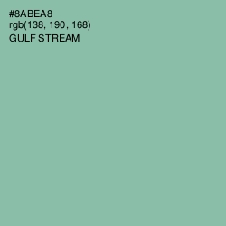#8ABEA8 - Gulf Stream Color Image
