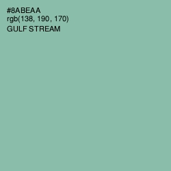 #8ABEAA - Gulf Stream Color Image