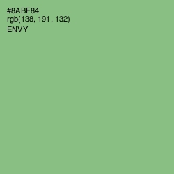 #8ABF84 - Envy Color Image