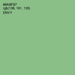 #8ABF87 - Envy Color Image