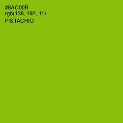 #8AC00B - Pistachio Color Image