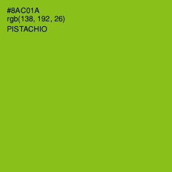 #8AC01A - Pistachio Color Image