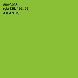 #8AC035 - Atlantis Color Image