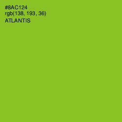#8AC124 - Atlantis Color Image