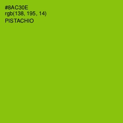 #8AC30E - Pistachio Color Image