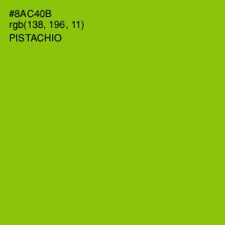 #8AC40B - Pistachio Color Image