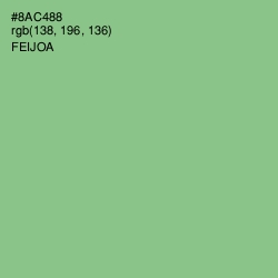 #8AC488 - Feijoa Color Image
