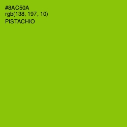 #8AC50A - Pistachio Color Image