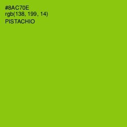 #8AC70E - Pistachio Color Image