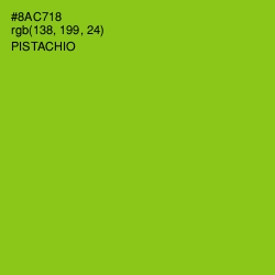 #8AC718 - Pistachio Color Image