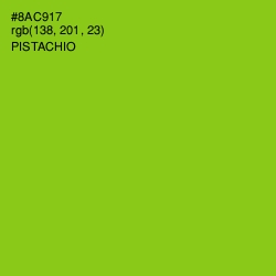 #8AC917 - Pistachio Color Image