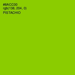 #8ACC00 - Pistachio Color Image