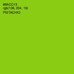 #8ACC13 - Pistachio Color Image