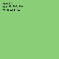 #8ACF77 - Wild Willow Color Image