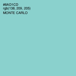 #8AD1CD - Monte Carlo Color Image
