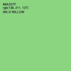 #8AD37F - Wild Willow Color Image