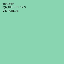#8AD5B1 - Vista Blue Color Image