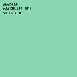 #8AD6B5 - Vista Blue Color Image