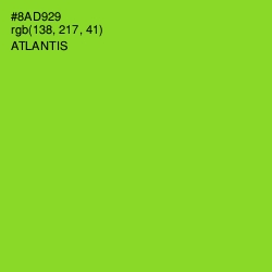 #8AD929 - Atlantis Color Image