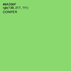 #8AD96F - Conifer Color Image