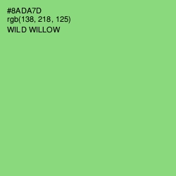 #8ADA7D - Wild Willow Color Image