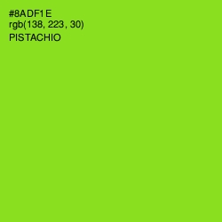 #8ADF1E - Pistachio Color Image