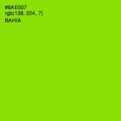 #8AE007 - Bahia Color Image