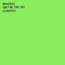 #8AEE5C - Conifer Color Image