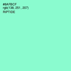 #8AFBCF - Riptide Color Image