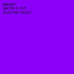 #8B00F7 - Electric Violet Color Image