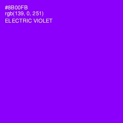 #8B00FB - Electric Violet Color Image