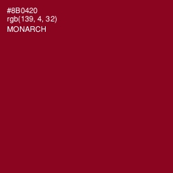 #8B0420 - Monarch Color Image