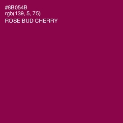 #8B054B - Rose Bud Cherry Color Image
