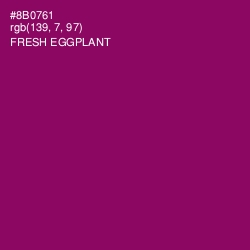 #8B0761 - Fresh Eggplant Color Image