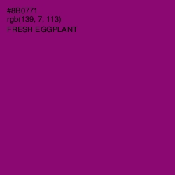 #8B0771 - Fresh Eggplant Color Image