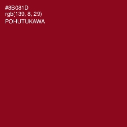 #8B081D - Pohutukawa Color Image